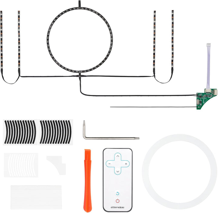 eXtremeRate RGB LED Strip für Xbox Series S Konsole,7 Farben 39 Effekte Dekorationszubehör Flexibles
