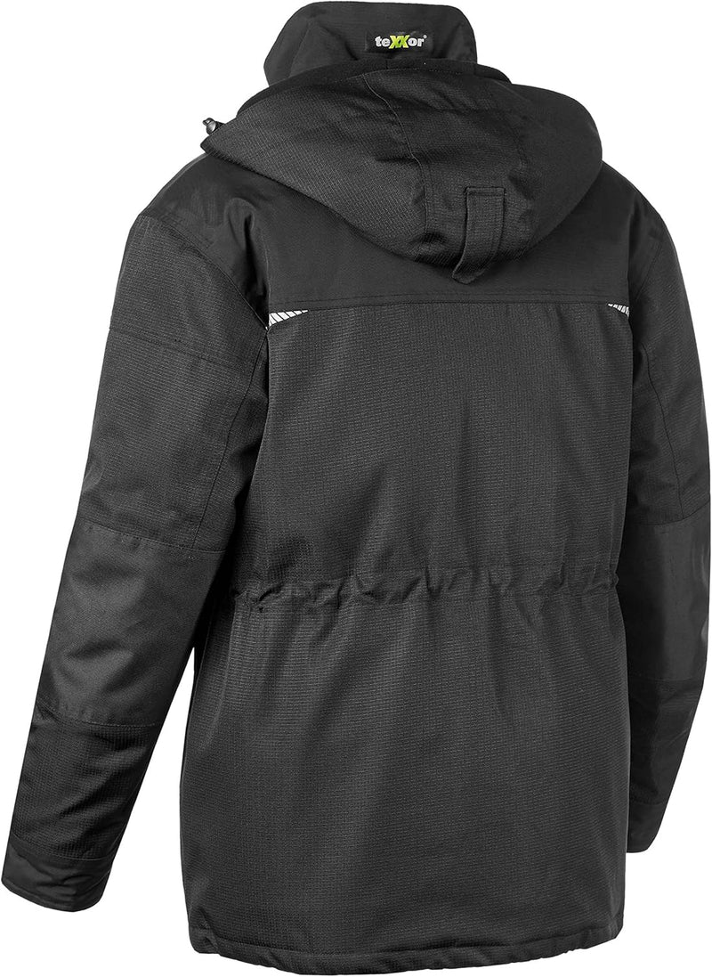 teXXor 4196-XXL Winterjacke "Boston", Grösse XXL, Schwarz XXL Schwarz, XXL Schwarz