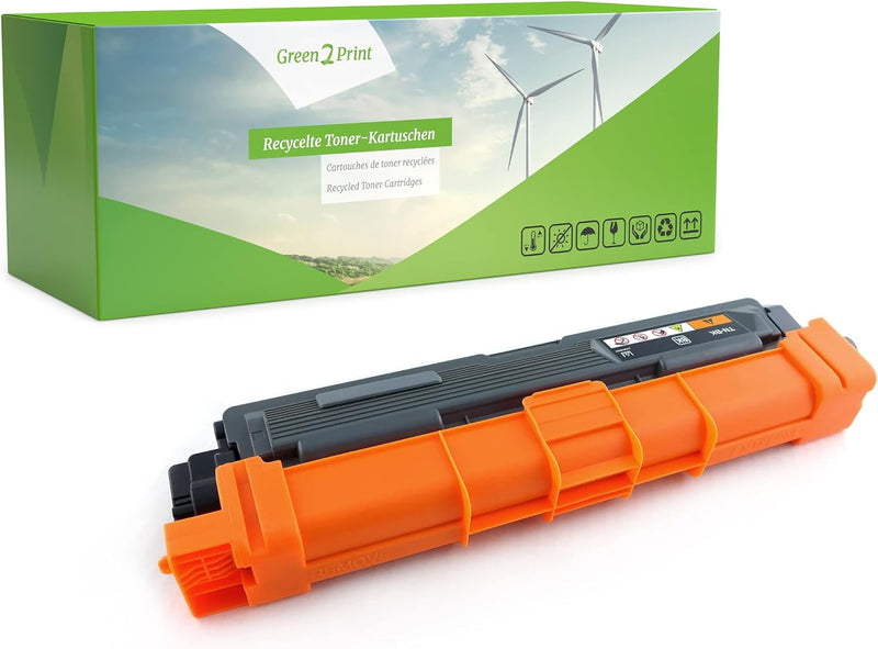 Green2Print Toner Doppelpack, 2 Kartuschen 2X 2500 Seiten ersetzt Brother TN-242BK passend für Broth