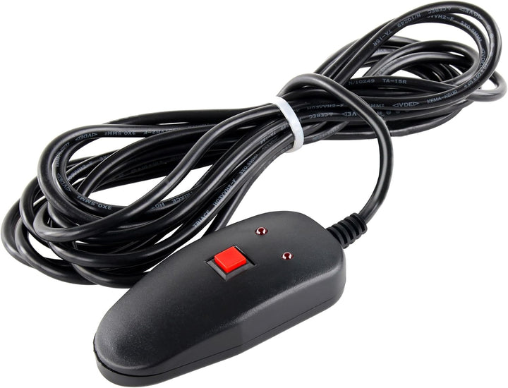 Showlite SN-1200 Nebelmaschine Set (1200 Watt, 350m³ Nebelausstoss/min, 7 Min. Aufwärmzeit, Kabel- u
