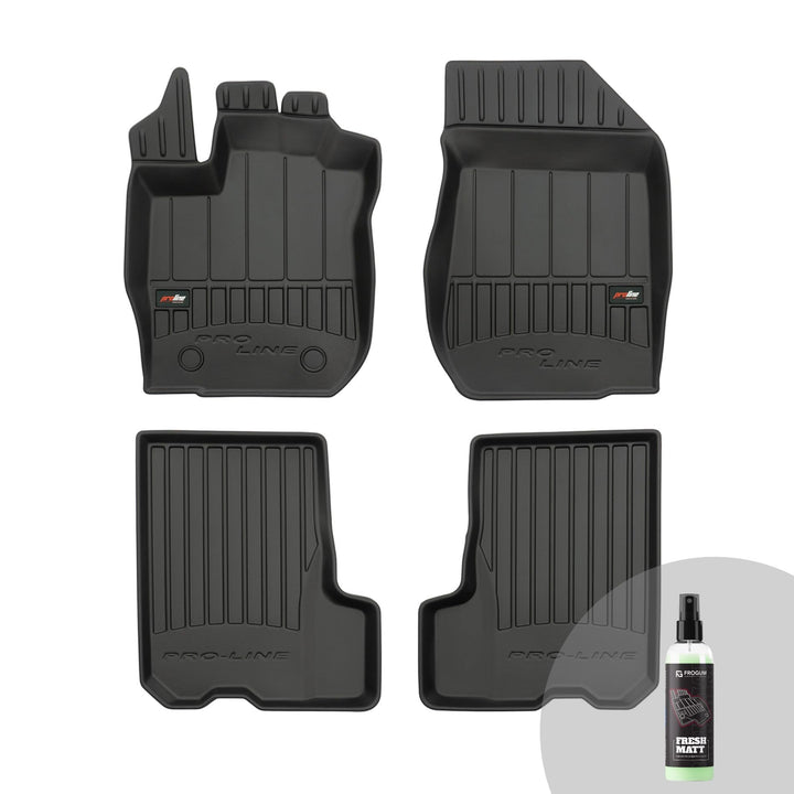 FROGUM ProLine 3D Gummimatten Exklusiven Auto Fussmatten Autofussmatten für Dacia Sandero II 2012-20
