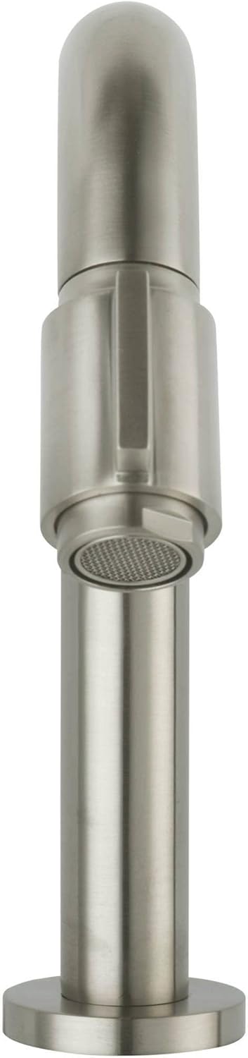 Essential 2.0 Kaltwasserhahn Gäste WC - 19 cm Hoher Waschtischarmatur - Messing - Mit Rosetten - Geb