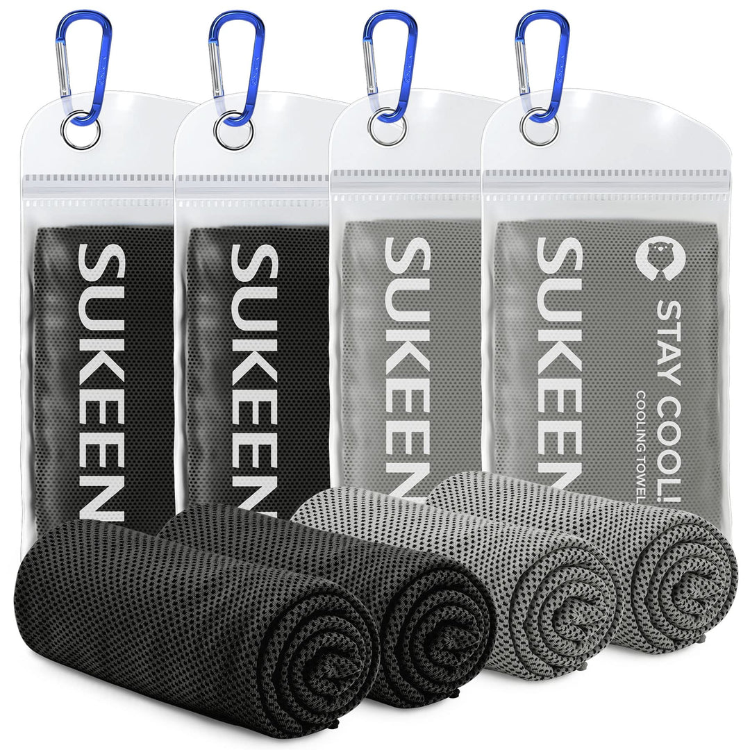 Kühltuch Set, kühlendes Handtuch Kühltücher Hals, Handtuch kühlend, Cooling Towel, Kühltücher Sport,