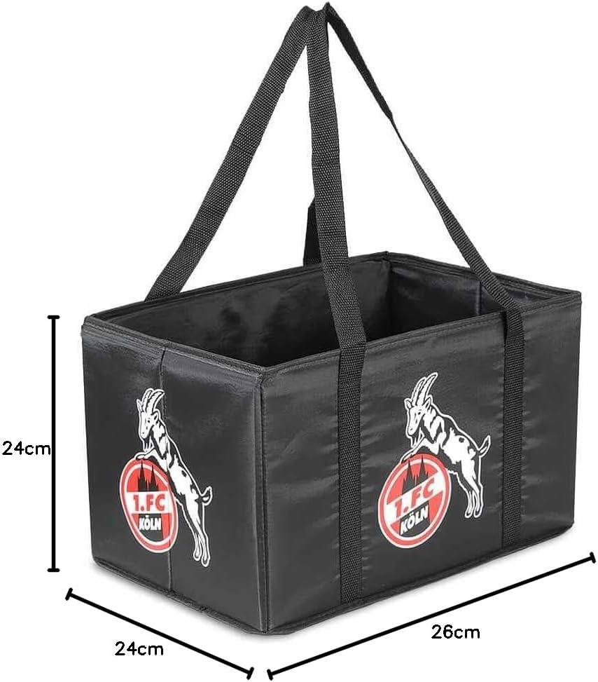 1. FC Köln Kofferraum Organizer - Logo - mit langen Henkeln Kofferraumtasche faltbar