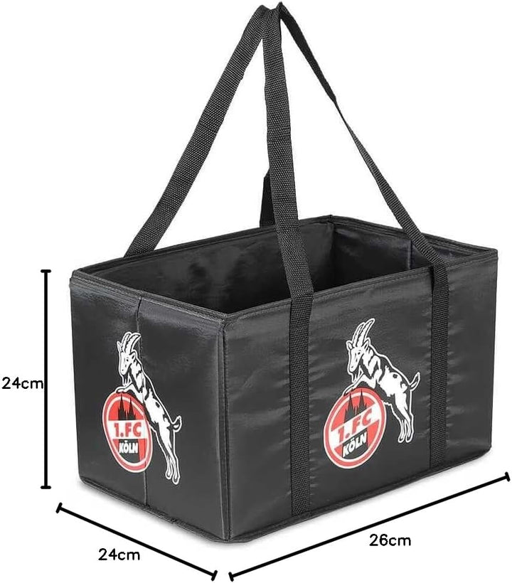 1. FC Köln Kofferraum Organizer - Logo - mit langen Henkeln Kofferraumtasche faltbar