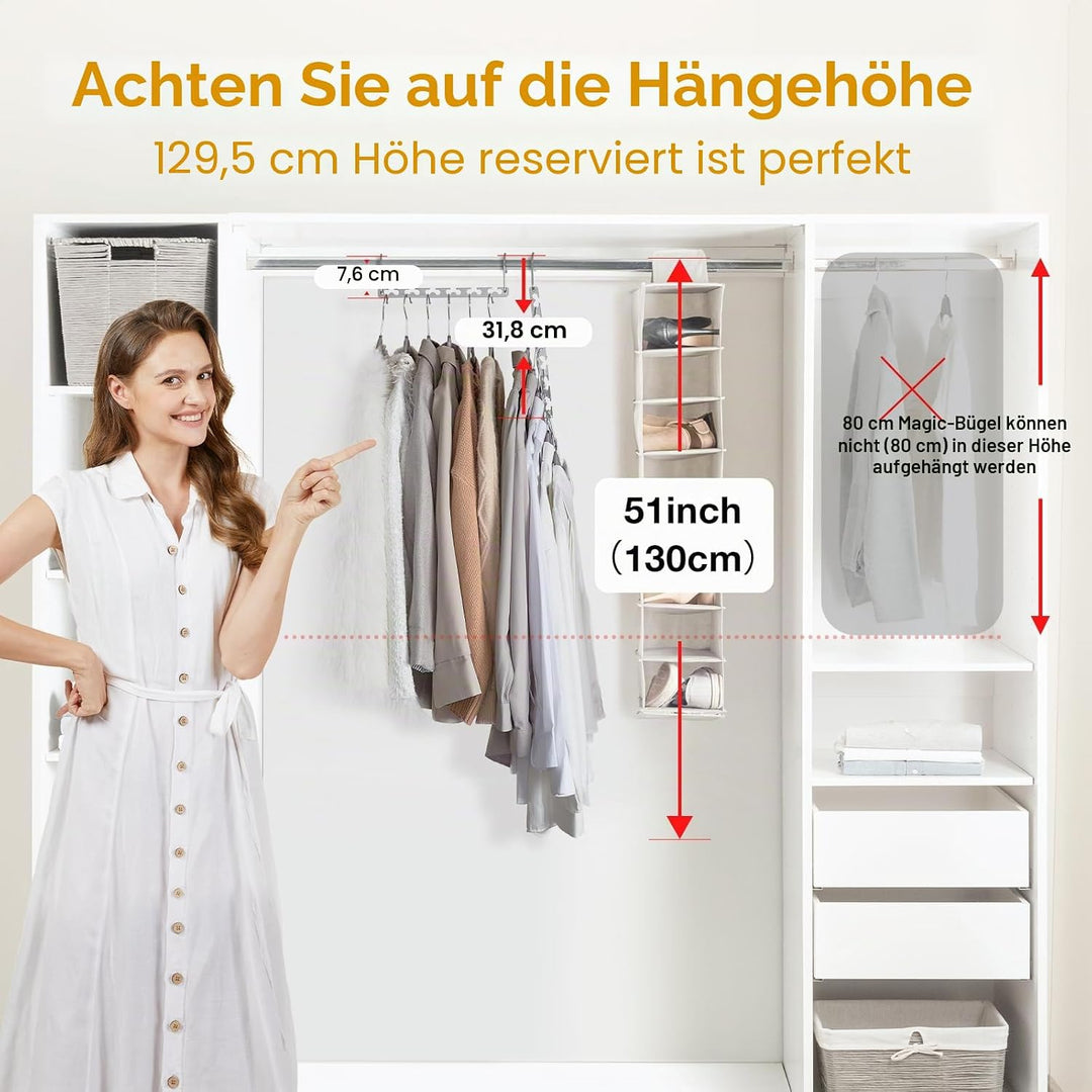HOUSE DAY Platzsparende Kleiderbügel für Kleiderbügel Platzsparend Kleiderschränke Bügel Veranstalte