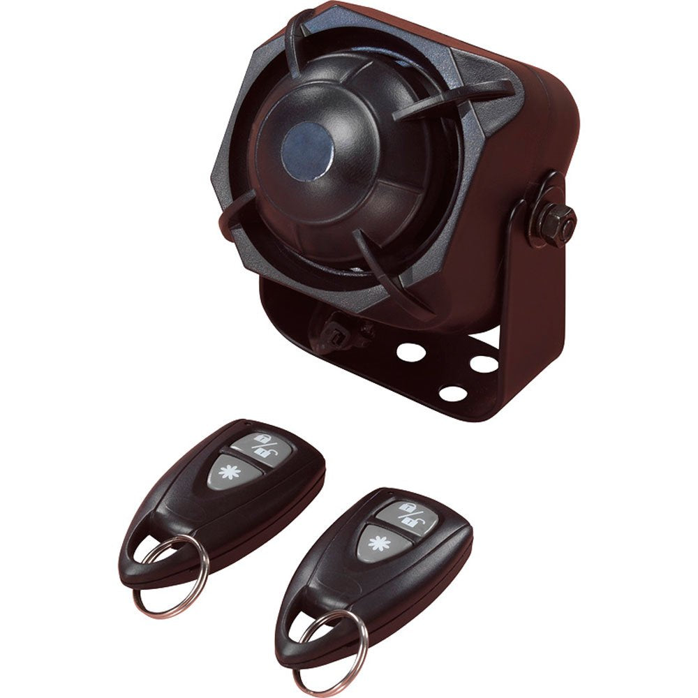 AUTO-STYLE Universelle D-I-Y Alarmanlage mit Schocksensor und 2 Fernbedienungen