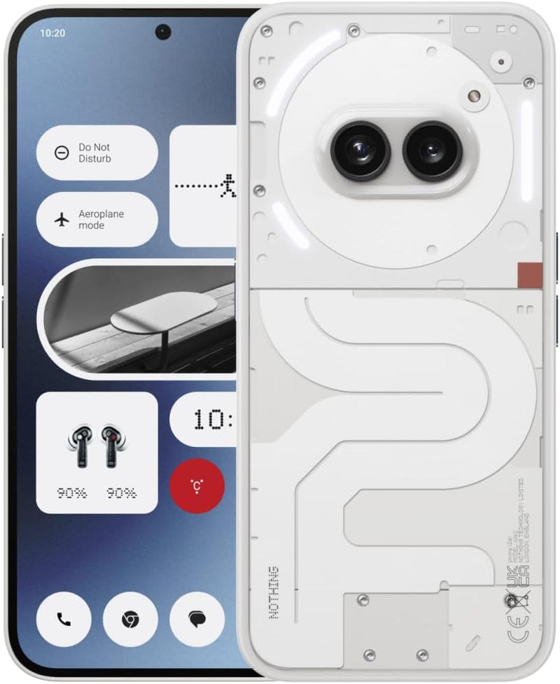 Nothing Phone (2a) 8+128GB - Handy ohne vertrag mit Nothing OS 2.5 - Milchweiss Milchweiss 8+128GB P