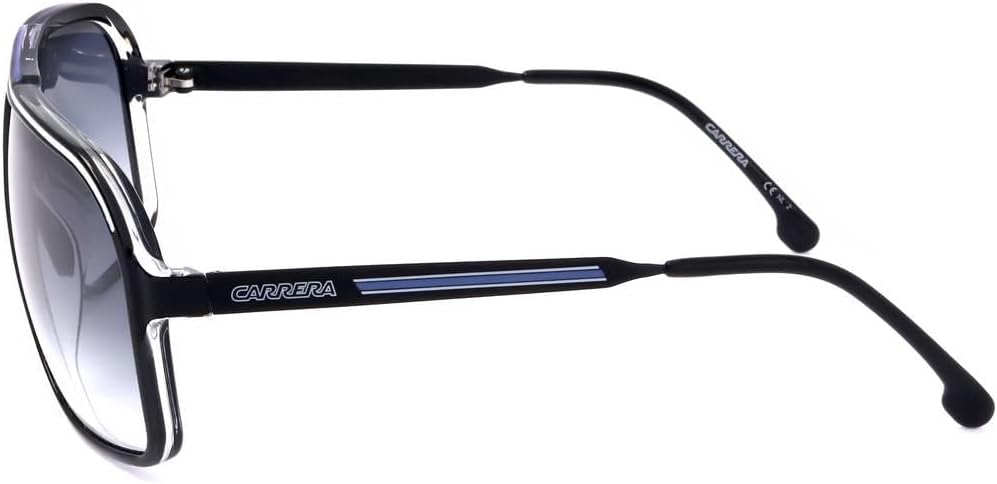 Carrera Unisex Sunglasses L Black/Blue Shaded, L Black/Blue Shaded
