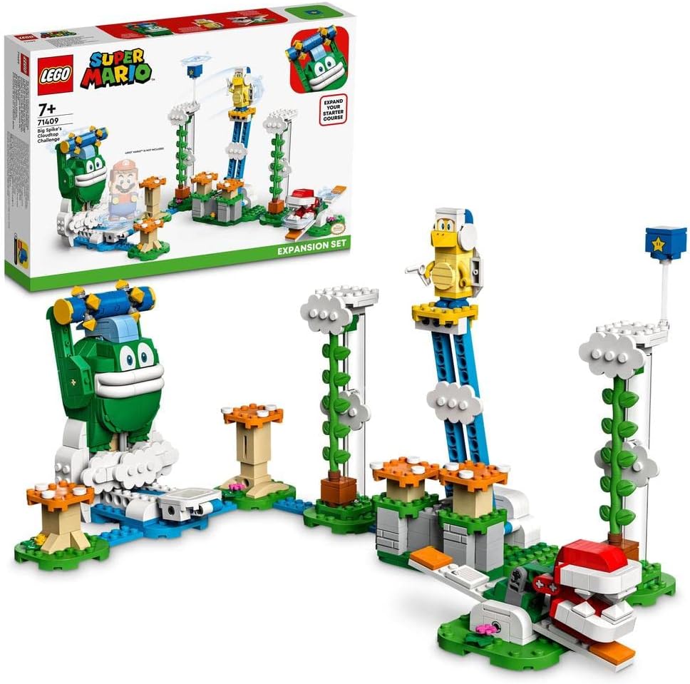 LEGO 71409 Super Mario Maxi-Spikes Wolken-Challenge – Erweiterungsset, Spielzeug Set mit 3 Gegner Fi