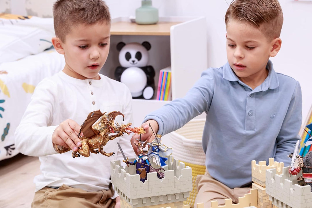 Papo – 36037 – Drache des Meeres – Das Mittelalter – Fantastisch – Sammelfigur – handbemalt – für Ki