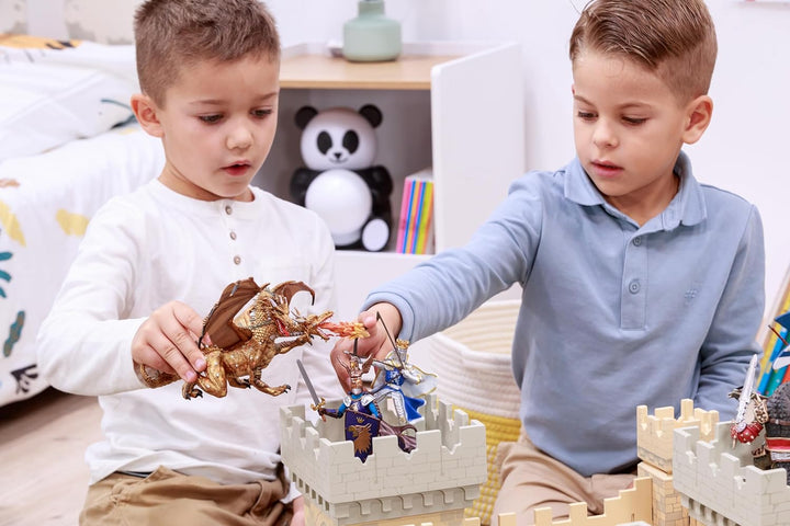 Papo – 36037 – Drache des Meeres – Das Mittelalter – Fantastisch – Sammelfigur – handbemalt – für Ki