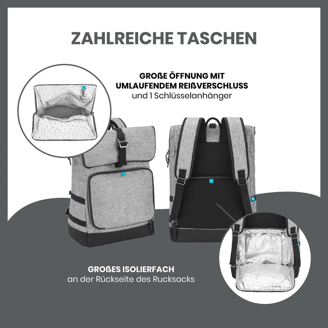 Babymoov Wickelrucksack Le Sancy smokey, Smokey