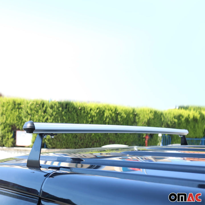OMAC Heavy Duty Dachträger Querträger kompatibel mit Mercedes Vito W639 2003-2014 – 3 Stangen – Alum