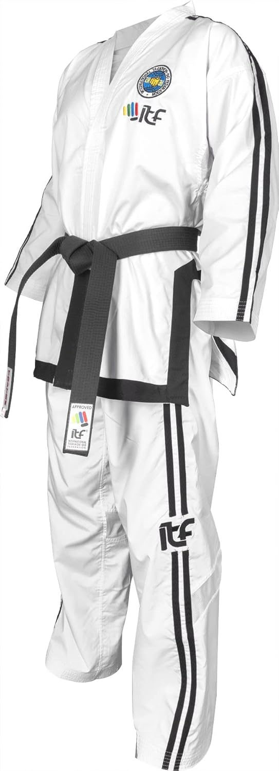 TOP TEN Taekwon-Do Grandmaster Dobok „Premium Gold“ (7. - 9. Dan) (ITF Approved) 170, 170