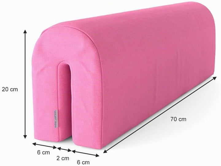 Vitalispa Bettkantenschutz Bettumrandung Kinderbett Kantenschutz Babybett (Pink) Rosa, Rosa