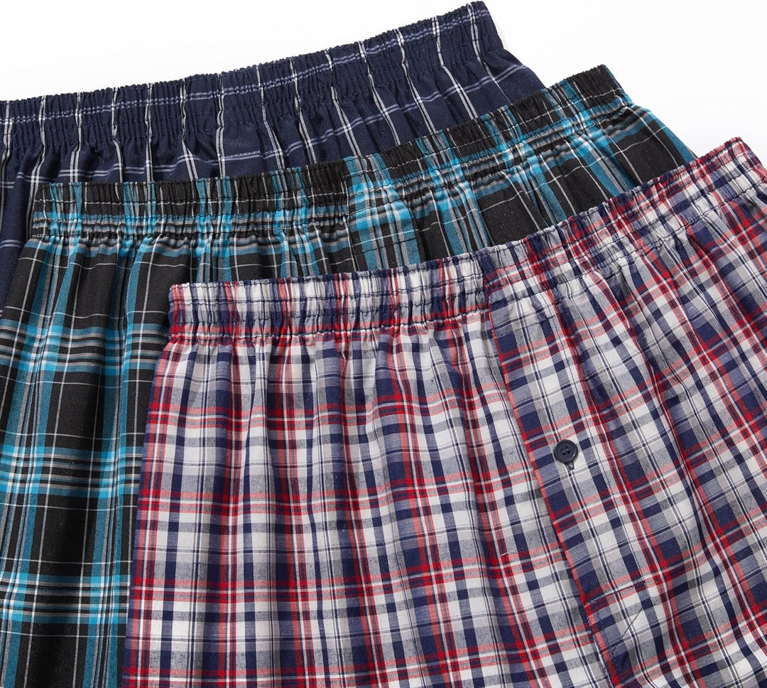 JupiterSecret Herren Boxershorts Baumwolle Unterhosen Männer 6er und 10er Pack Grosse Amerikanische