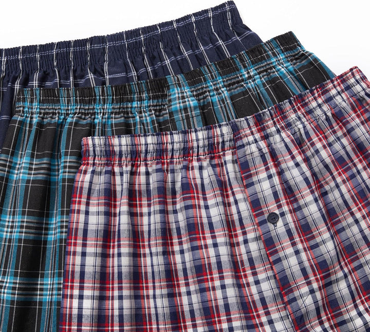 JupiterSecret Herren Boxershorts Baumwolle Unterhosen Männer 6er und 10er Pack Grosse Amerikanische