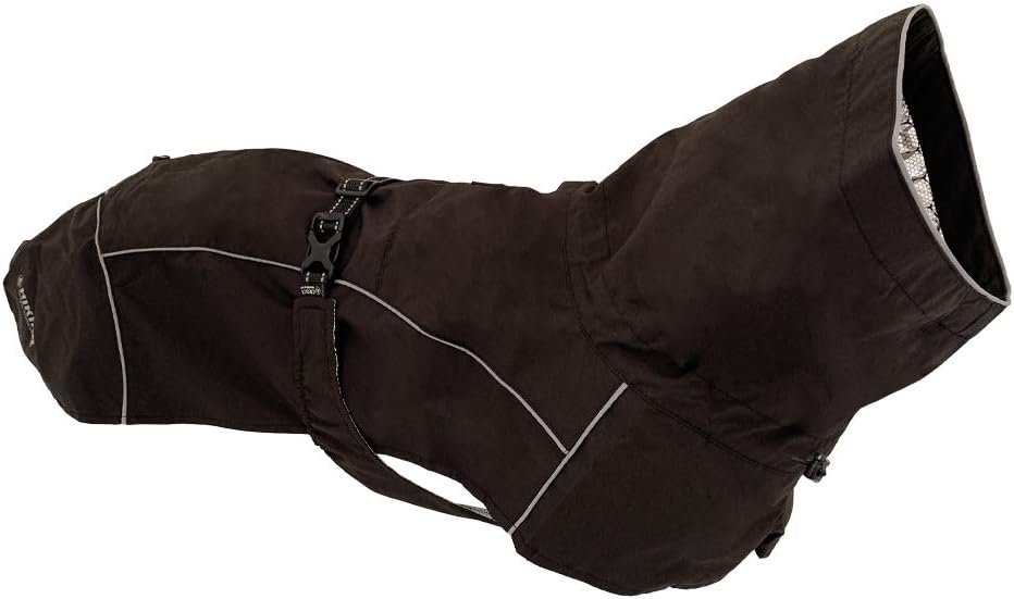Croci Hiking Hundemantel, wasserdicht, Makalu, temperaturregulierendes Futter, Schwarz, 70 cm Schwar