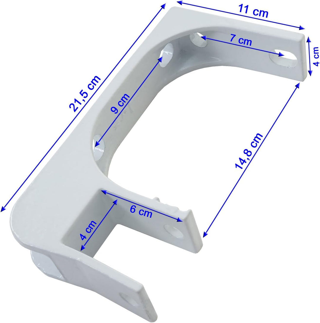 Mendler 3er-Set Deckenhalterung-AM für Markise T790 T791, Wandhalterung Deckenmontage Adapter