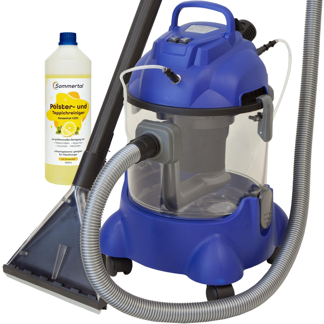 ALBATROS Hydro 7500 Waschsauger + 1L Reiniger – XXL Polsterreiniger Teppichreiniger Nasssauger – 120