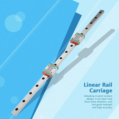 400mm Linearführung Führungsschiene, MGN12 Linearschiene Führungsschienen Linearlager Linear Rail Li