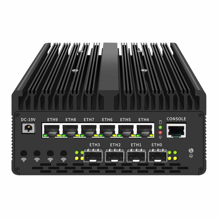 Ultra 9 185H Firewall Mini-PC 4X 2X 10G SFP 6 * 2,5G LAN vPro Thunderbolt 4 2xNVMe Home Lab Server U