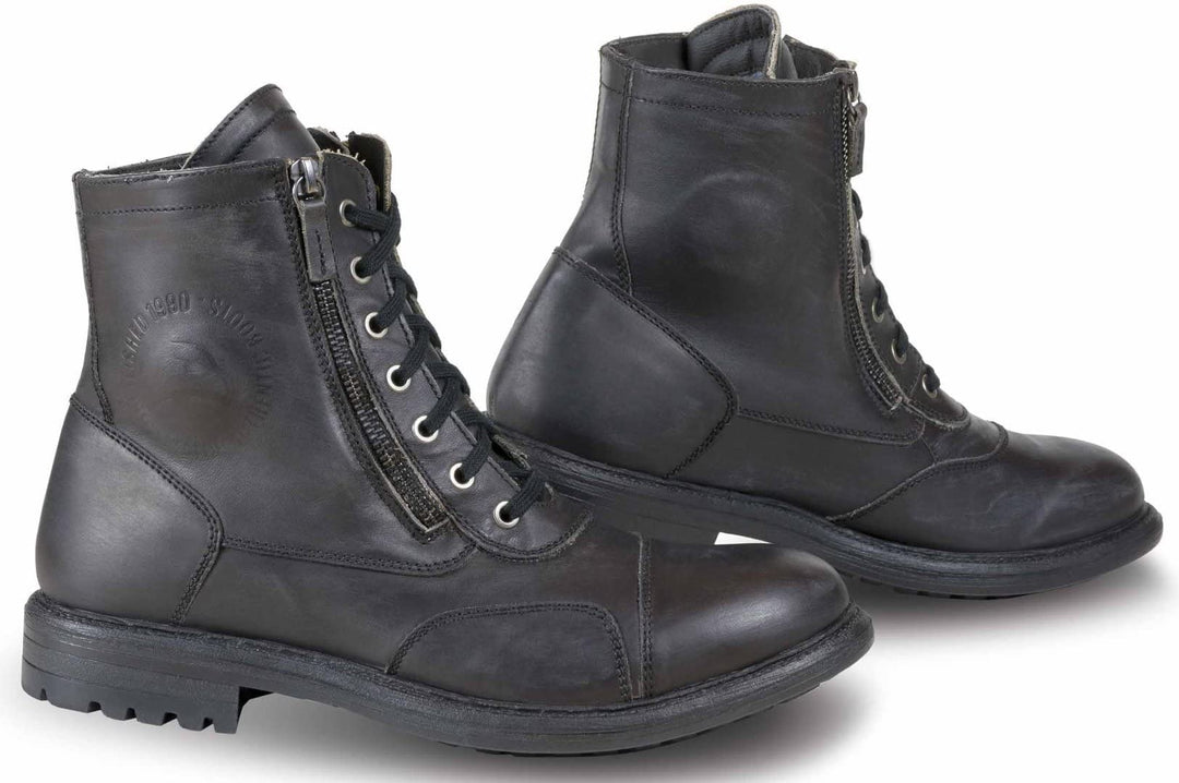 Falco Aviator Motorradstiefel, schwarz, 39 39 EU Schwarz, 39 EU Schwarz