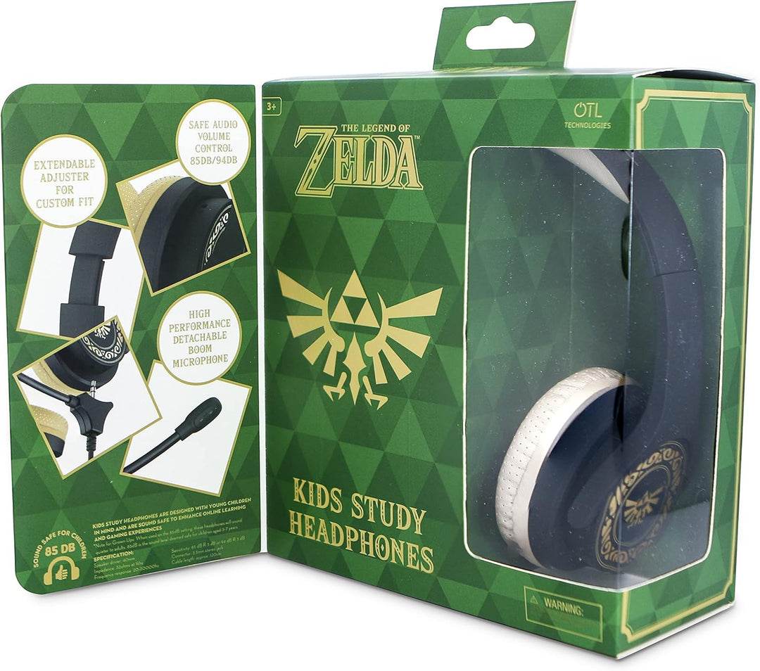 OTL Technologies Zelda interaktiver Kopfhörer, mit Mikorfon & Kabel, für Kinder (offizielles Lizenzp
