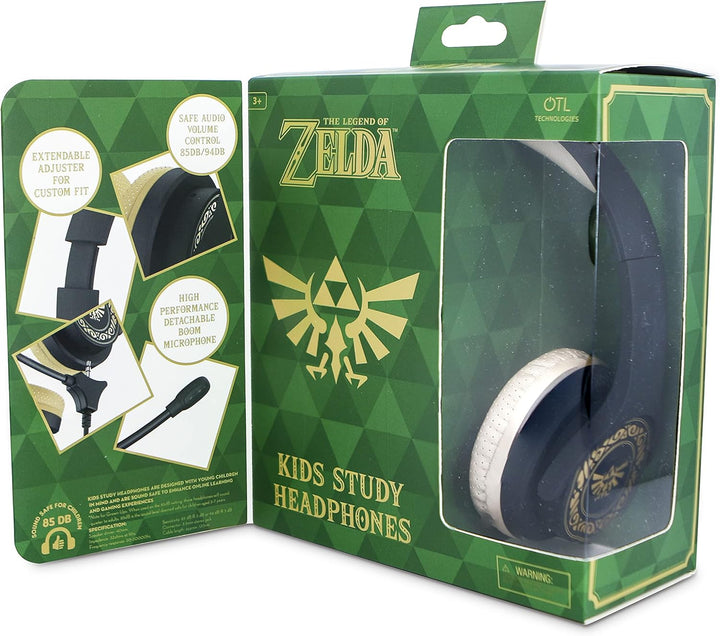 OTL Technologies Zelda interaktiver Kopfhörer, mit Mikorfon & Kabel, für Kinder (offizielles Lizenzp