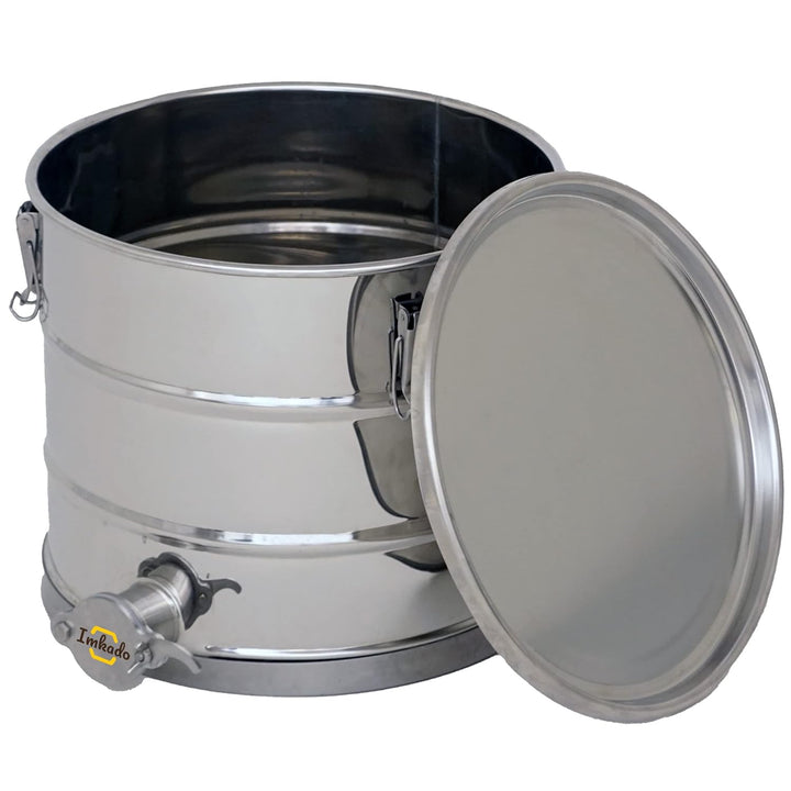 Abfüllkübel für Honig aus Edelstahl (25kg)