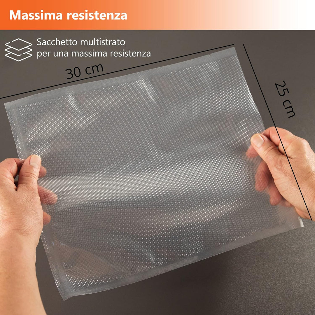 Sofidream Vakuumbeutel für Lebensmittel – 100 geprägte Umschläge x Sous Vide, Rezeptbuch eBook und P