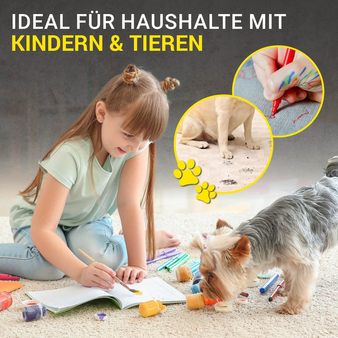 Waschsauger Portable Clean | Inkl. Reinigungsmittel | Polster- und Teppichreiniger, leicht und kompa