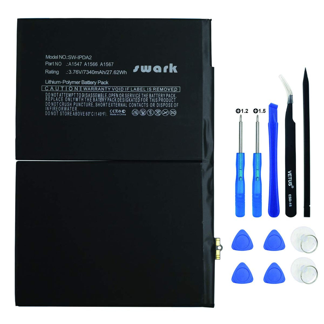7340mAh Akku A1547 Compatible with iPad Air 2 A1566, iPad Air 2 A1567 mit Upgraded Toolkit