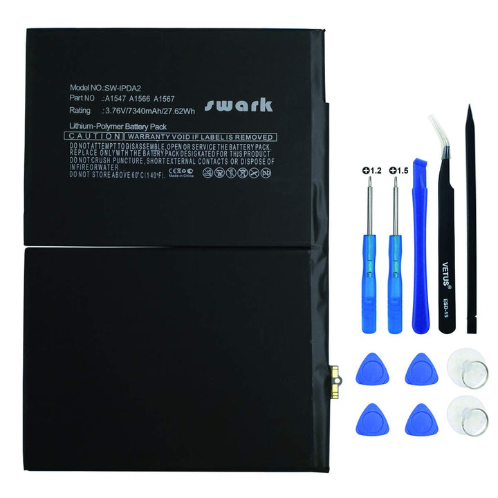 7340mAh Akku A1547 Compatible with iPad Air 2 A1566, iPad Air 2 A1567 mit Upgraded Toolkit