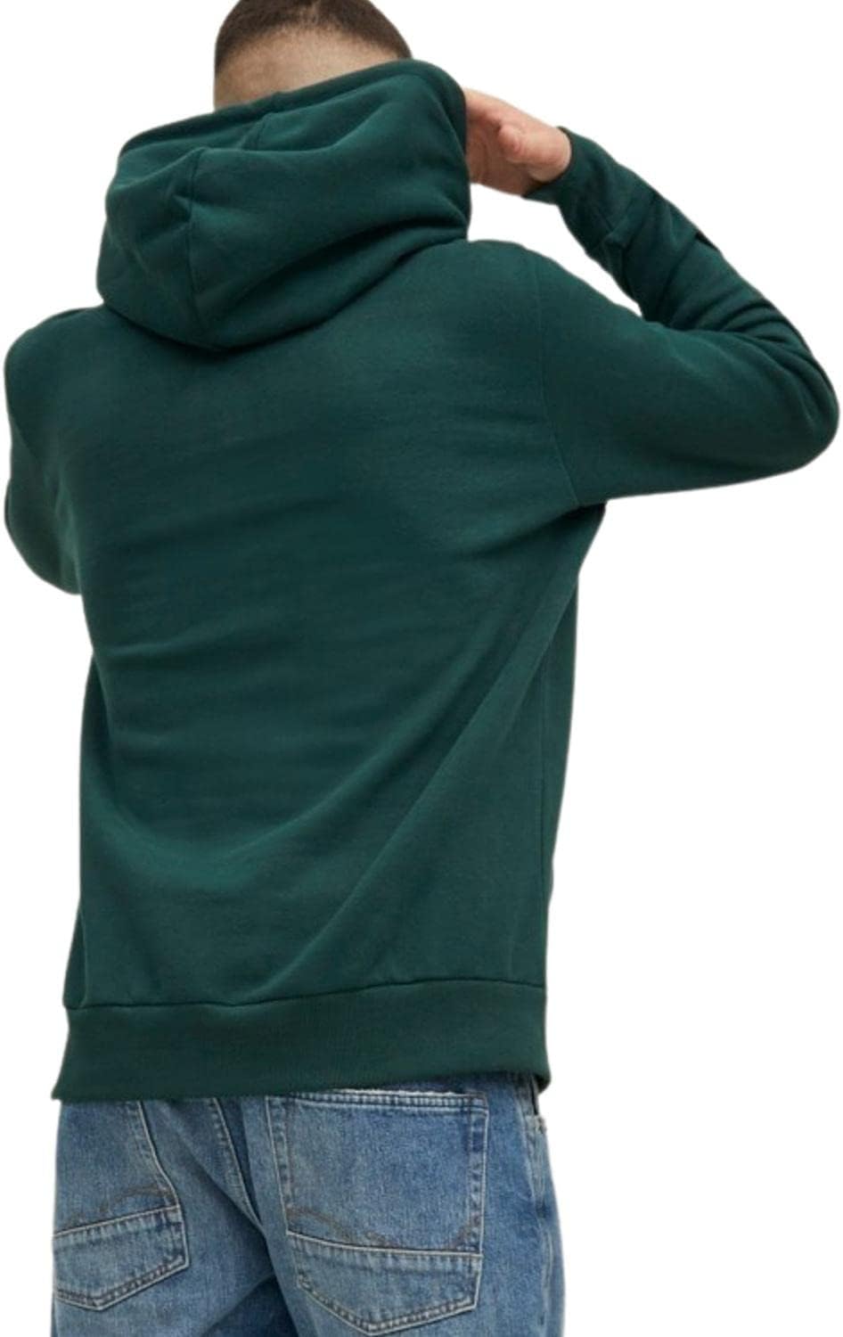 JACK & JONES Herren Jjnewdenim Sweat Hood Sweatshirt M Pine Grove, M Pine Grove