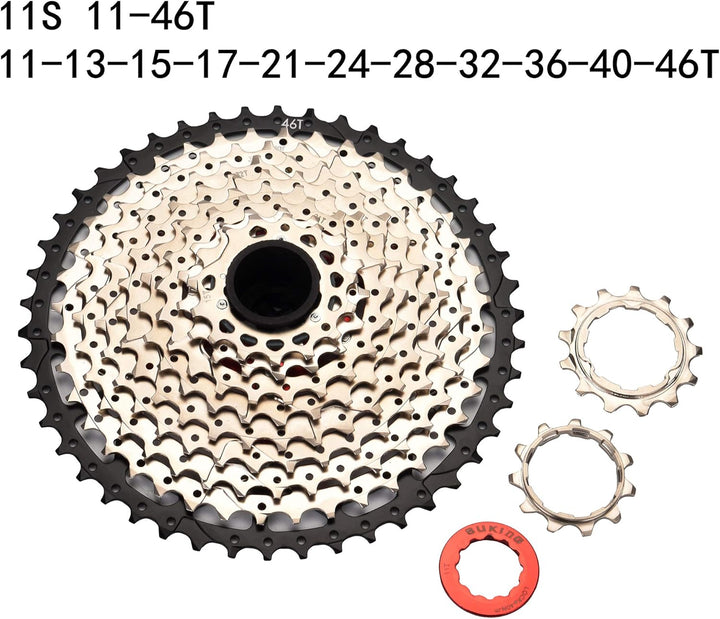 BESNIN Bike Cassette 11 Speed 11_25T/11_28T/11_32T/11_36T/11_40T/11_46T/11_50T MTB Cassette flywheel
