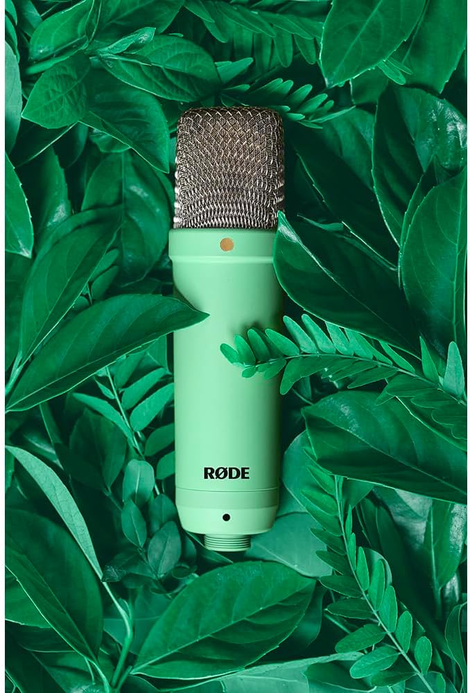 RØDE NT1 Signature Series Grossmembrankondensatormikrofon mit Schockhalterung, Popschutz und XLR-Kab
