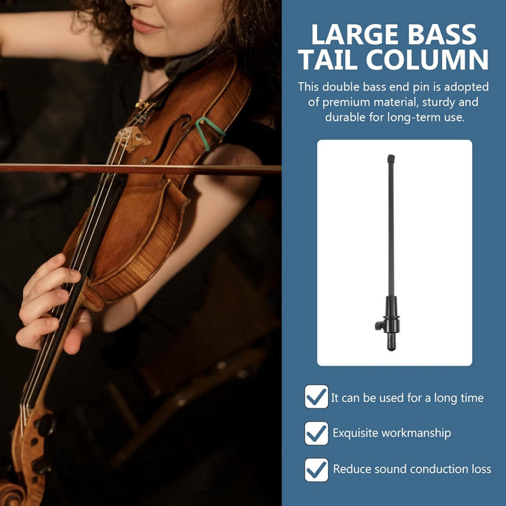 1stk Grosser Bass-schwanzpfosten Gitarren-bass-zubehör Gitarrenzubehör Zubehör Für Kontrabass Endpin