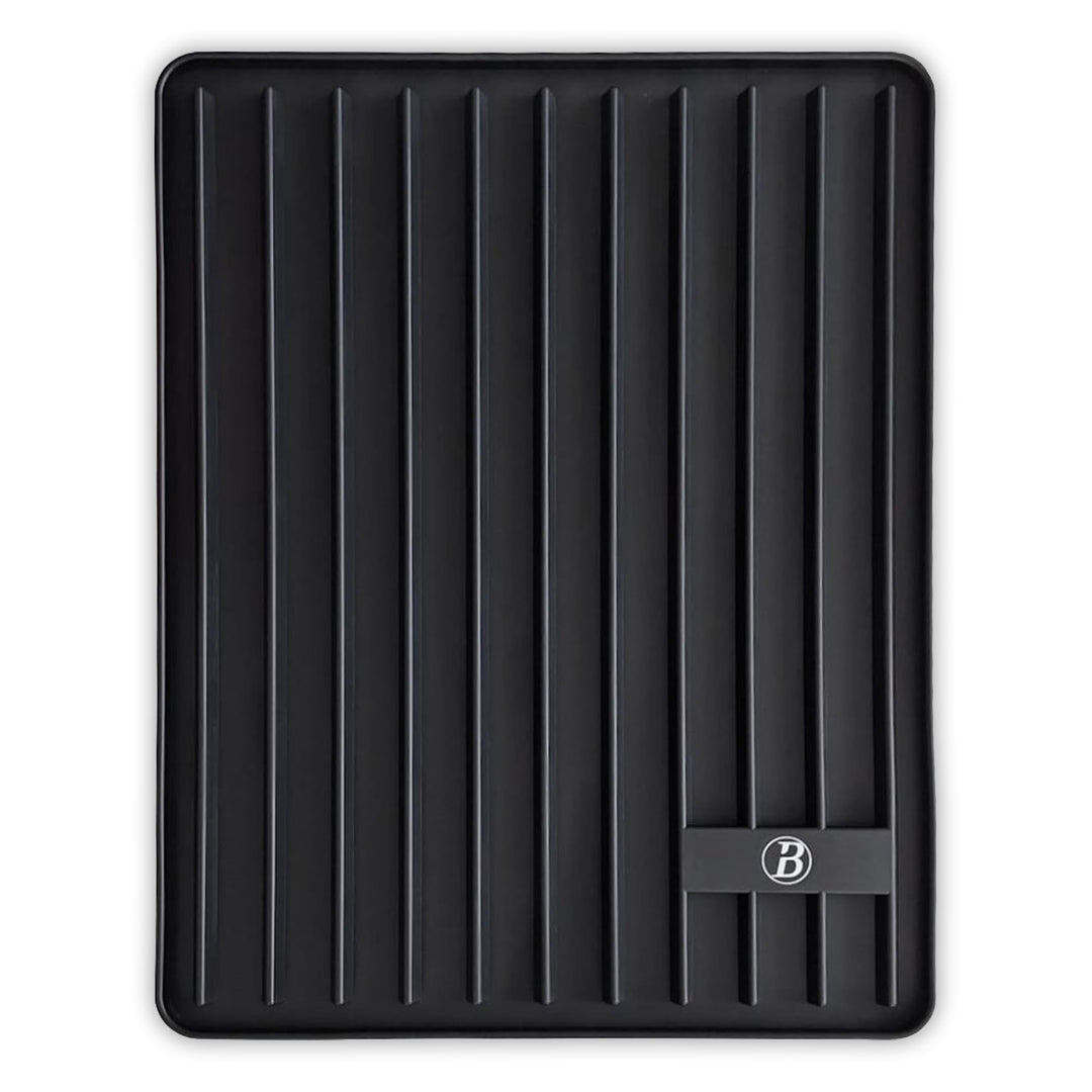 BABOSSA Magnetische Besteckablage – Silikon Grill Matte 44 x 34 cm – Rutsch- und spühlmaschinenfest