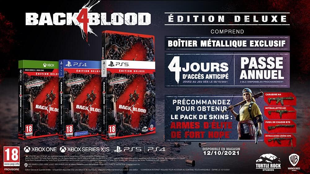 WARNER BROS INTERACTIVE Back 4 Blood – ED Deluxe PS4, 5051889688273