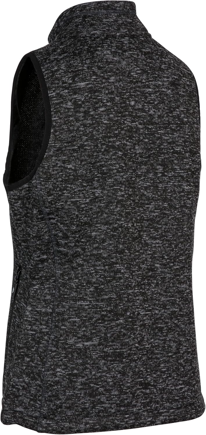 Trespass Damen Mildred Warme Fleecewest (1er Pack) XXL black marl, XXL black marl