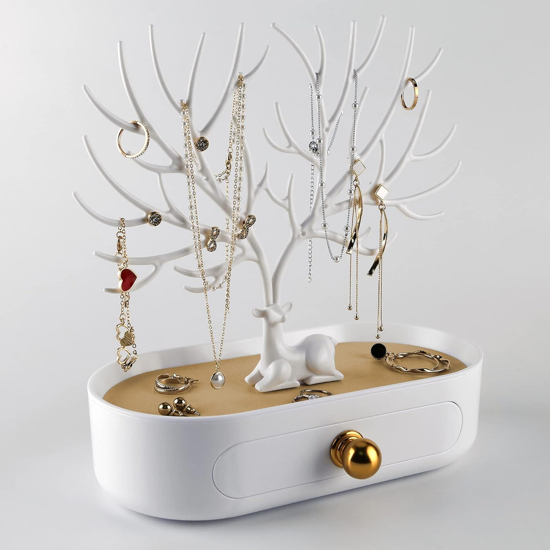 MORE&LESS Aluminiumlegierung Griff Geweih Schmuck Display-Rack Baum Turm hängenden Ring Ohrringe Hal