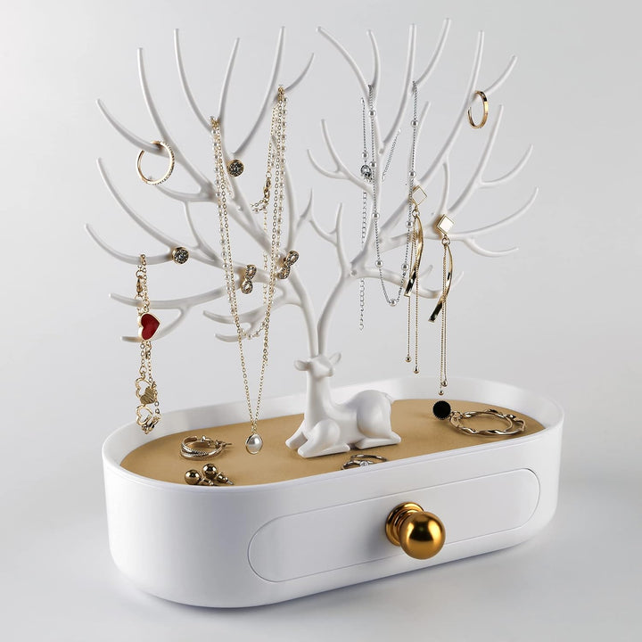 MORE&LESS Aluminiumlegierung Griff Geweih Schmuck Display-Rack Baum Turm hängenden Ring Ohrringe Hal