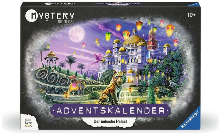 Ravensburger Mystery Adventskalender 2025 - Der indische Palast - Escape Room Erlebnis mit 24 Rätsel