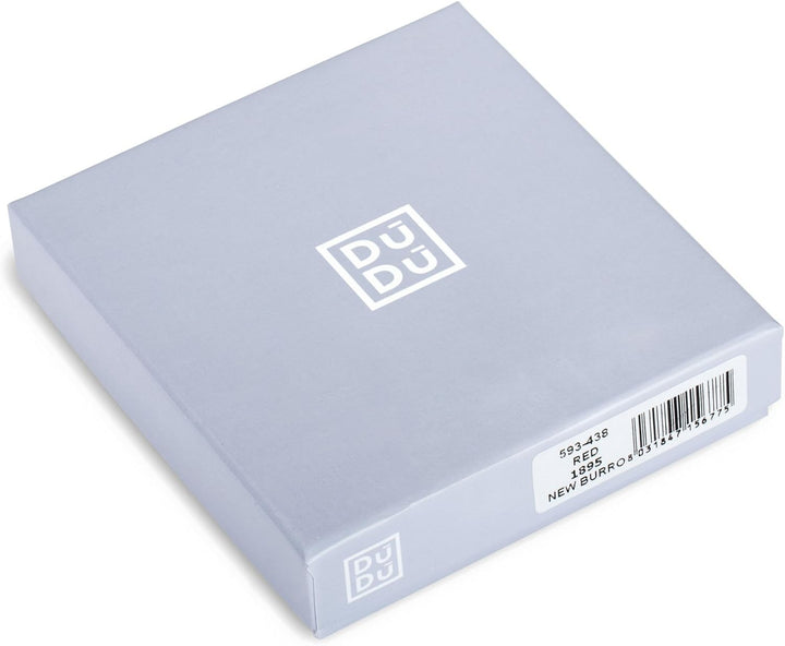 Demenbrieftasche Etui Portemonnaie aus echtem Vollnarben-Kalbsleder mit Münzfach und Druckknopf von