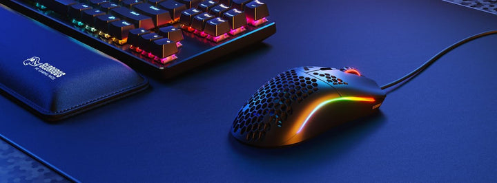 GLORIOUS Gaming Model O- (Small) Compact Wired Gaming Mouse - 58g Superlight Honeycomb Design, RGB,