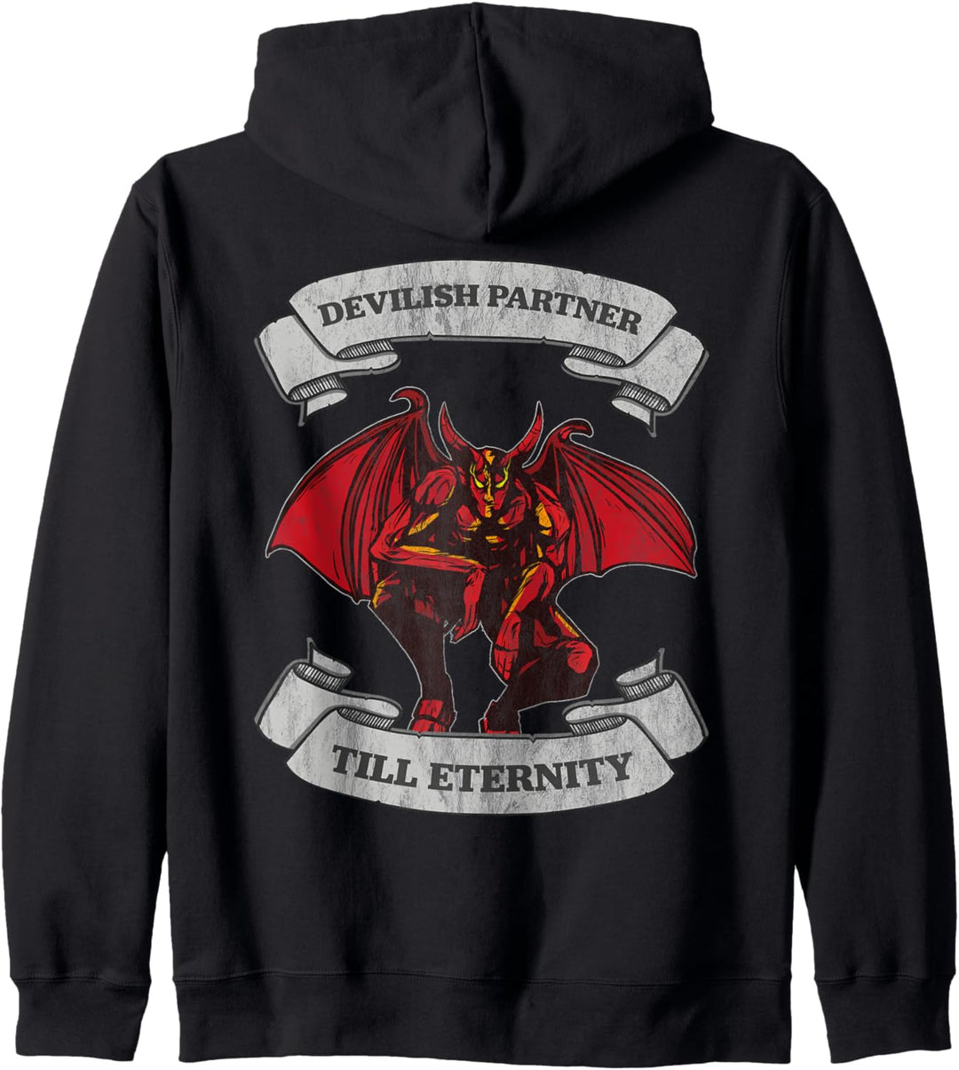 Hail Satan Dämon Teufel Demon Partner Okkultes Satanismus Kapuzenjacke