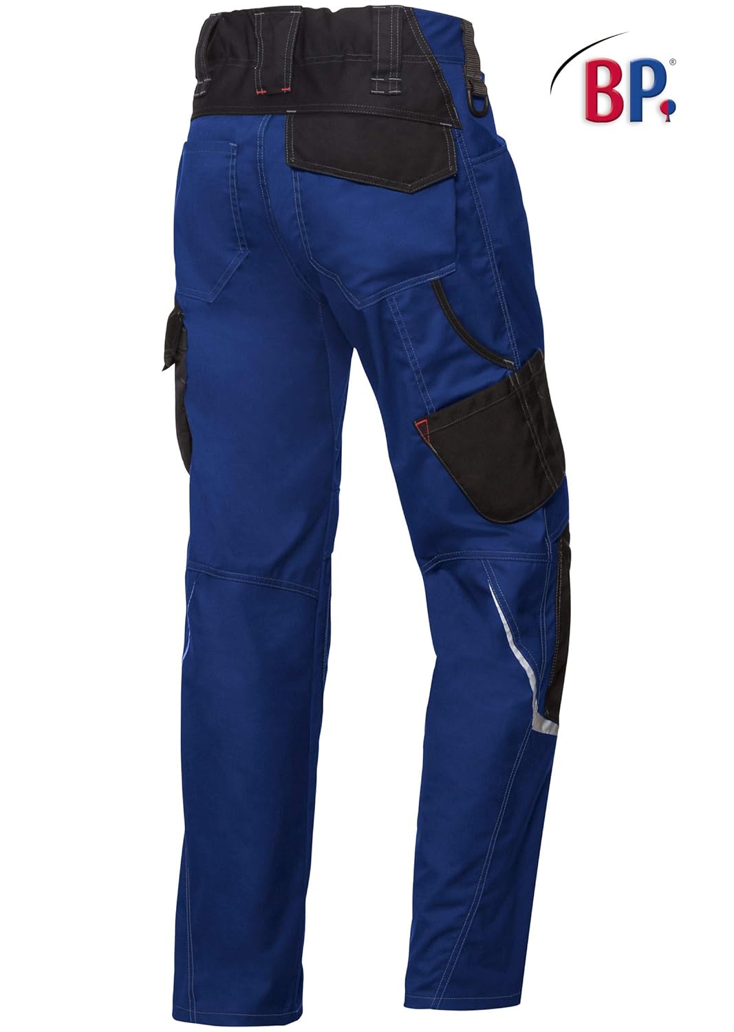 BP 1998-570-1332 Arbeitshose mit Kniepolstertaschen - Schlanke Silhouette - Elastischer Rückengurt -