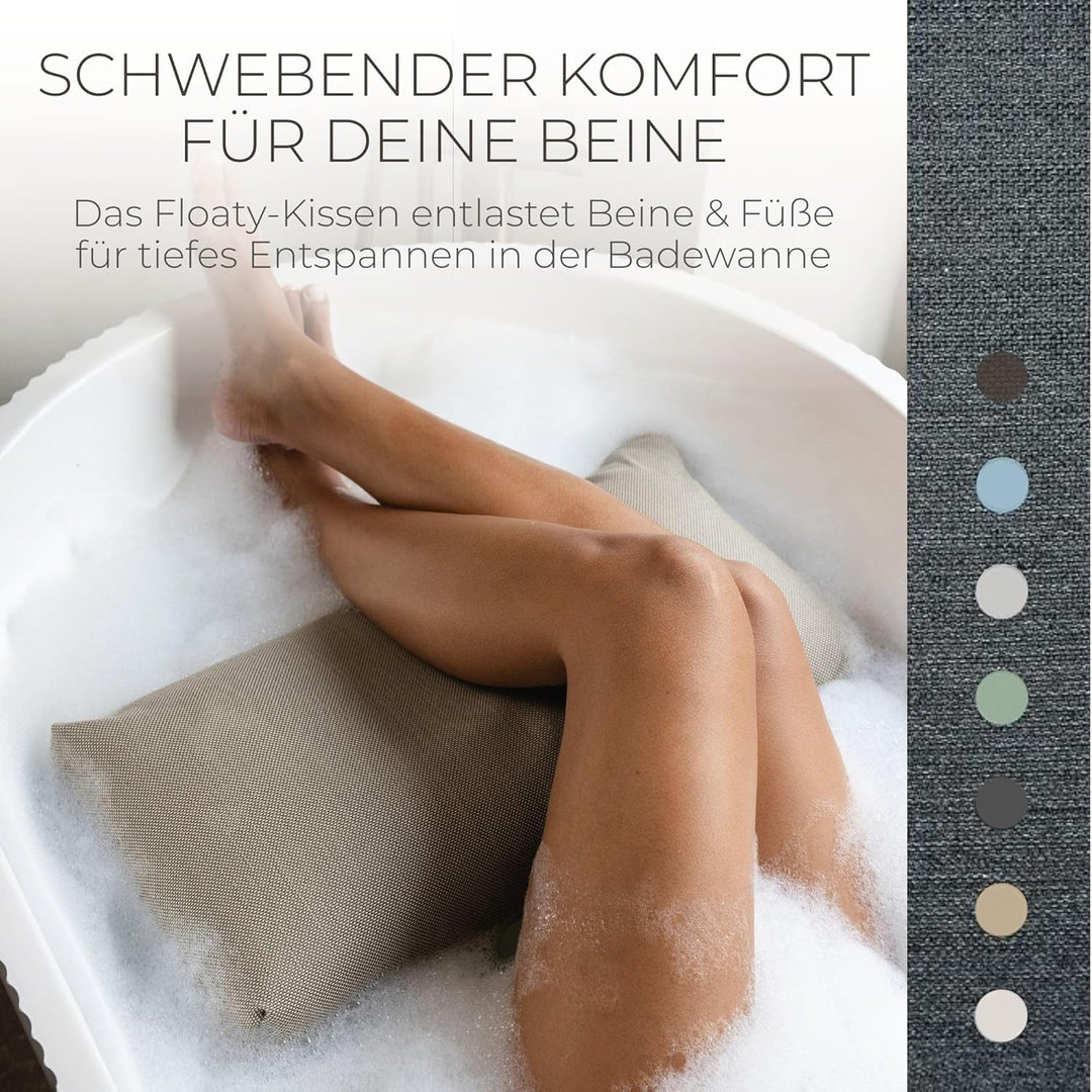BADESOFA® Fusskissen | Premium-Qualität | Badewannen-Kissen für bequemes Baden | Made in EU | Badewa